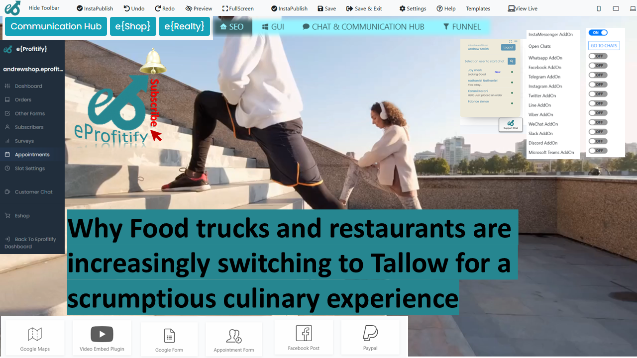 Why Food trucks and restaurants are increasingly switching to Tallow for a scrumptious culinary experience